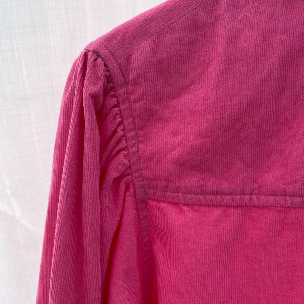 Tuckernuck XiRENA | WYLAN Cotton Corduroy Western Style Button Down Pink Medium - Picture 9 of 15